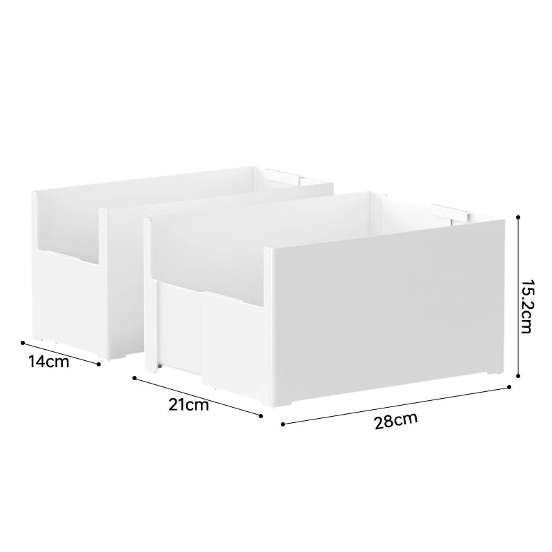 Plastic Retractable Storage Basket Drawer Wall Mounted Organizer Kitchen Cabinet Snack Storage Box Bathroom Home Storage Rack