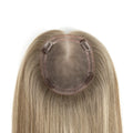 Wholesale Price Virgin European Indian Jewish Real Women's Human Hair Npu Pu Lace Base Topper Clip on for Women