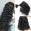 Brazilian Wave  Curly Bulk Human Hair for Braiding  No Weft Bulk Hair Bundles Full to Hair Extensions