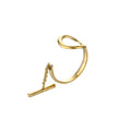 Good Quality Gold Plated Tassels Ring Stainless Steel Cuff Hollow Heart Ring