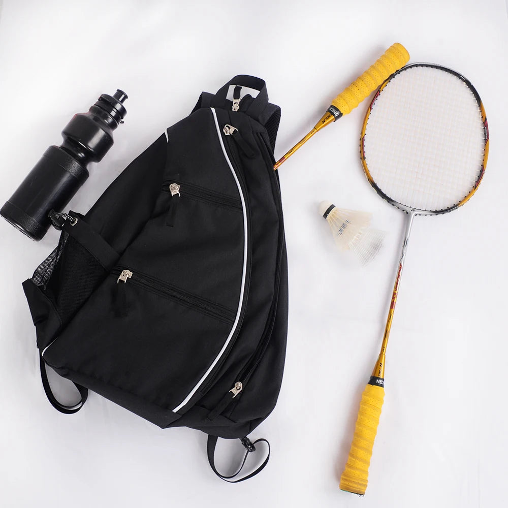 Wholesale Pretty Arts Professional OXFORD Material Sports Racket Bags Softback Backpack for Men Women Holds 2 Rackets