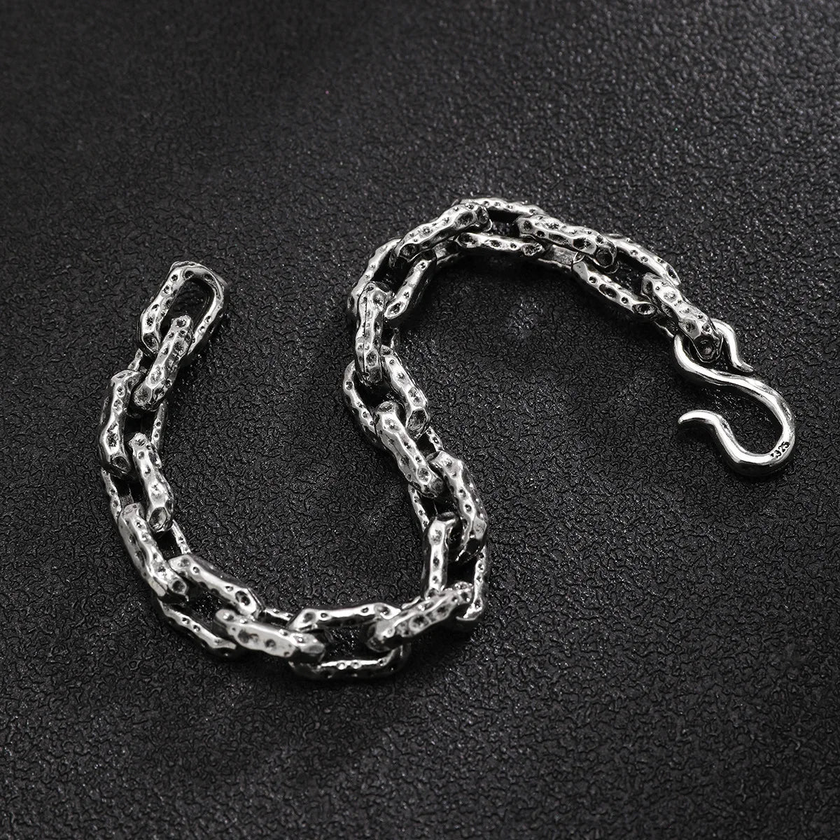 Europe and the United States Cross Hook Bracelet Male Hip Hop Personality High-grade Retro Fashion Metal Bracelet