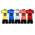 Factory Wholesale 100% Polyester Soccer Wear Custom Logo Supported Jerseys for Adults and Children