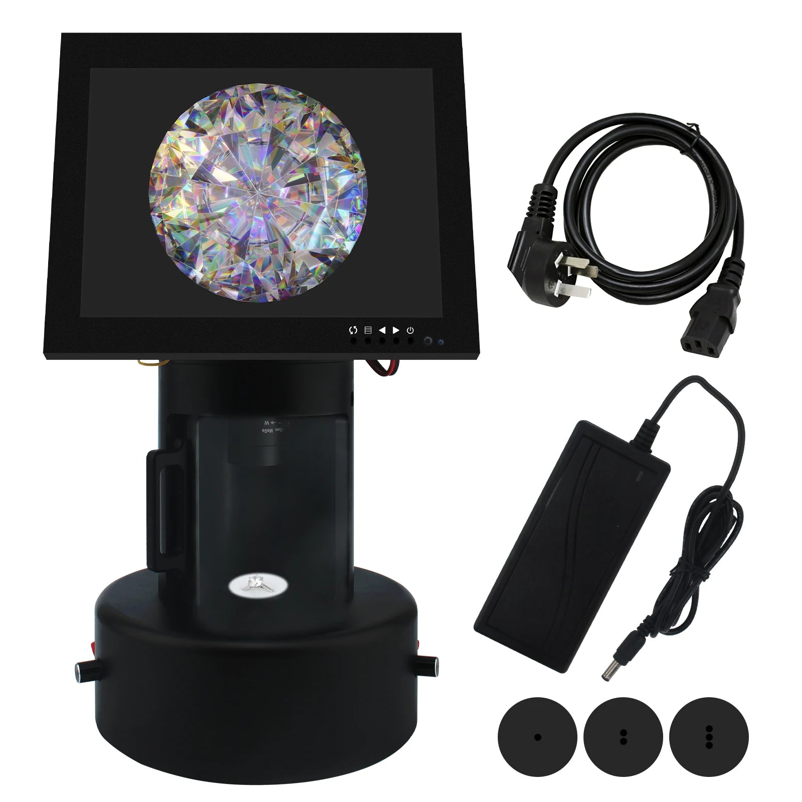Auble LCD Screen Digital Microscope Model 0238 Top-Grade Jewelry Diamond Color Viewer for Jewelers Exhibitions