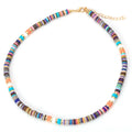 Bohemia Style Beads Summer Jewelry Necklaces Adjustable Mixed Polymer Clay Necklaces