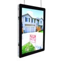 Ultra Slim Rectangle Indoor LED Advertising Display with 10000 Lumens Digital Real Estate Signs Window Poster