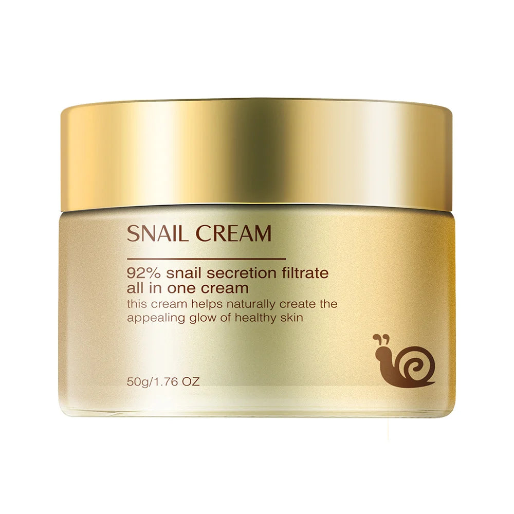 Oem Wholesale Collagen Snail Facial Cream Hyaluronic Acid Moisturizer Wrinkle Aging Snail Cream Skin Care Nourishing Face Cream