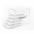 XIUSUZAKI Eyelash Extension Tools False Eyelash Storage Box 5-layer Acrylic Eyelash Holder Display Shelf