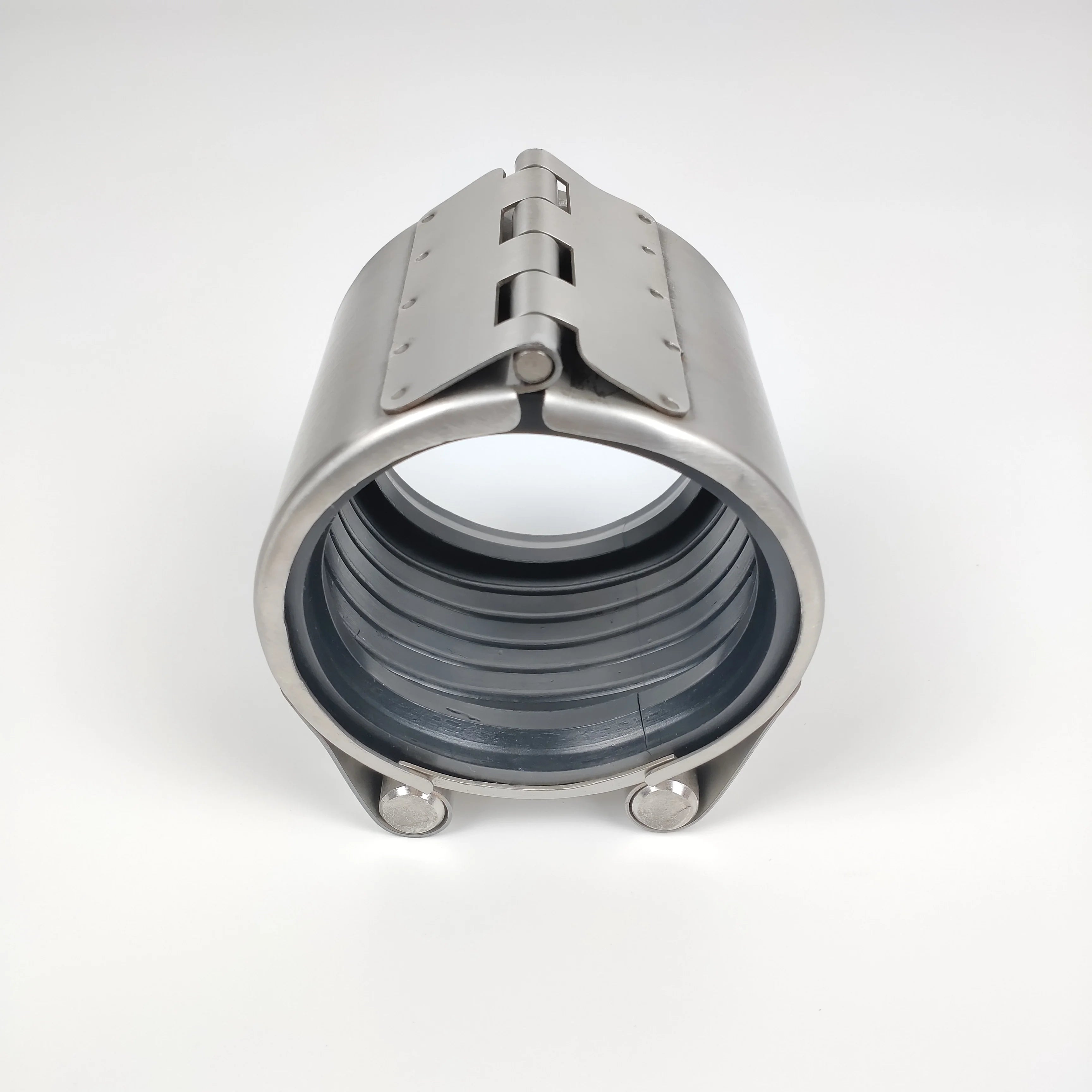 Water Oil Gas Pipeline Coupling Leakage PVC HDPE Stainless Steel Pipe Repair Clamp