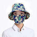 Cheap Price High Quality Summer Sunshade Printing Bucket Hat Face Mask Set Wholesale