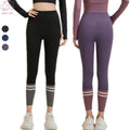 Wholesale Custom High Waist Yoga Pants Seamless Gym Sport Pants Contrast Color Yoga Pants for Women