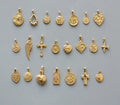 All-Match Retro Occident Rose Pendant Stainless Steel Drop-Shaped Necklace Charms for Jewelry Making Gift