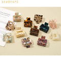 IT150-5 Hot Sale Korean Fashion Simplicity Hair Accessories 5cm Small Acetate Hair Clips for Women Girls Acetate Hair Claws