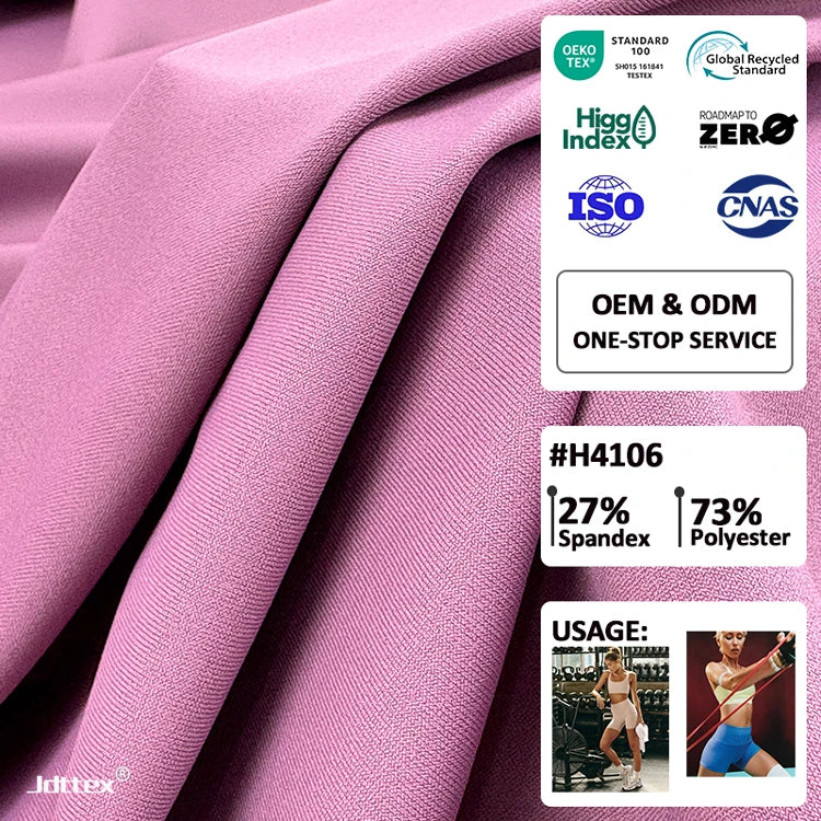Eco Friendly Oeko Certified Warp Knitted Clothing Moisture Wicking Finished Polyester Fabric for Sports Jacket