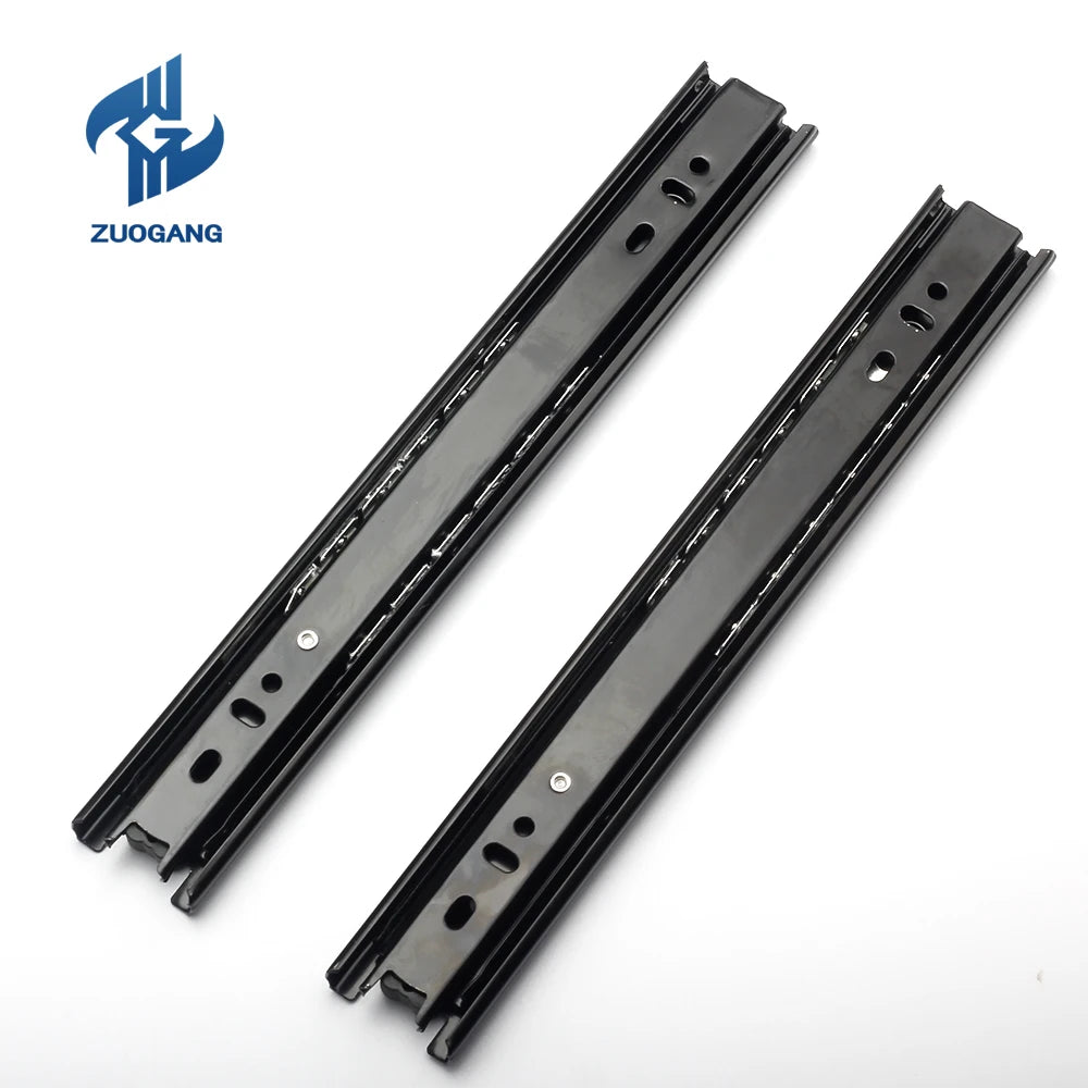 Zuogang 35 Width Heavy Duty Cold Rolled Steel Contemporary Industrial Drawer Slides for Kitchen & Bathroom Use