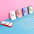 Small Candy Tin case Slide Top Mini Metal Container Mint Packaging Lip Balm Tin Slide Aluminum with Sliding Cover