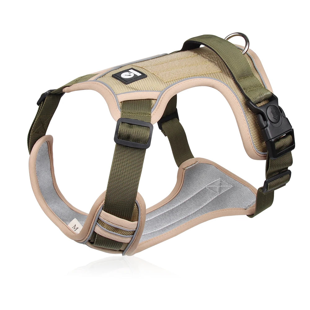 Quality Large Nylon Bravecto Dog Harness and Leash Solid Pattern with Lace Decoration Reflective Explosion-proof for Dogs