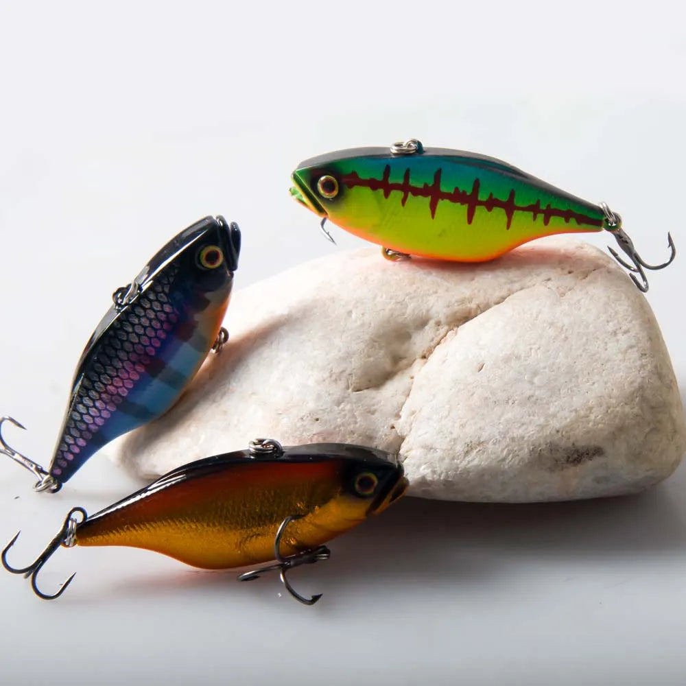 Japan JACKALL TN VIBRATION 60  Rattling Balls Inside Rattle VIB Fishing  Lures