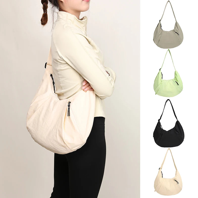 OEM Lightweight Women High Quality Quilted Quilting Nylon Puffer Bag Tote Ladies Shopping Bag Women Fashion Single Cloud
