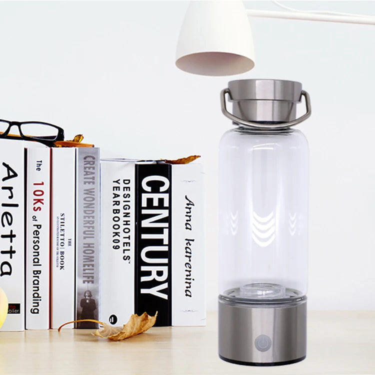 New Portable H2 Molecular 3 Minutes 800Ppb Generator Rich Hydrogen Water Bottle With Pem Spe Technology