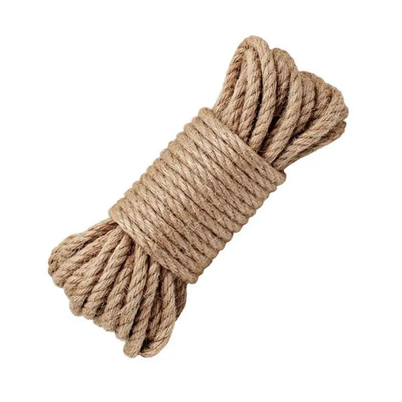 100% Natural Jute Twist Rope High Strength 1.5-50mm Diameter 3/4 Strand Zdrope 100m/200m/220m Length 500kg MOQ for Wharf Tree