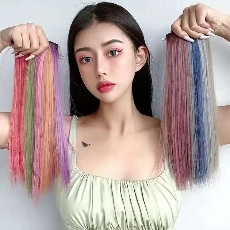Girls Color Wigs Woman Popular Hair Clip Wig Hair Accessories Girls Personality Hair Clips