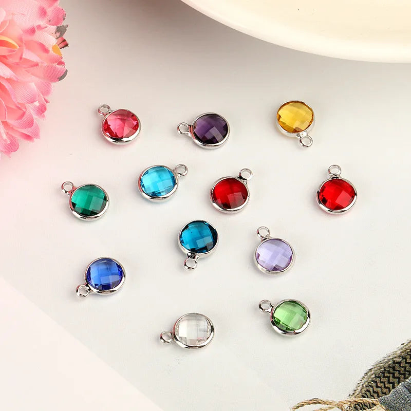 OEM Factory Best Quality Bulk Diy Birthstone Fine Jewelry Pendants & Charms for Jewelry Making