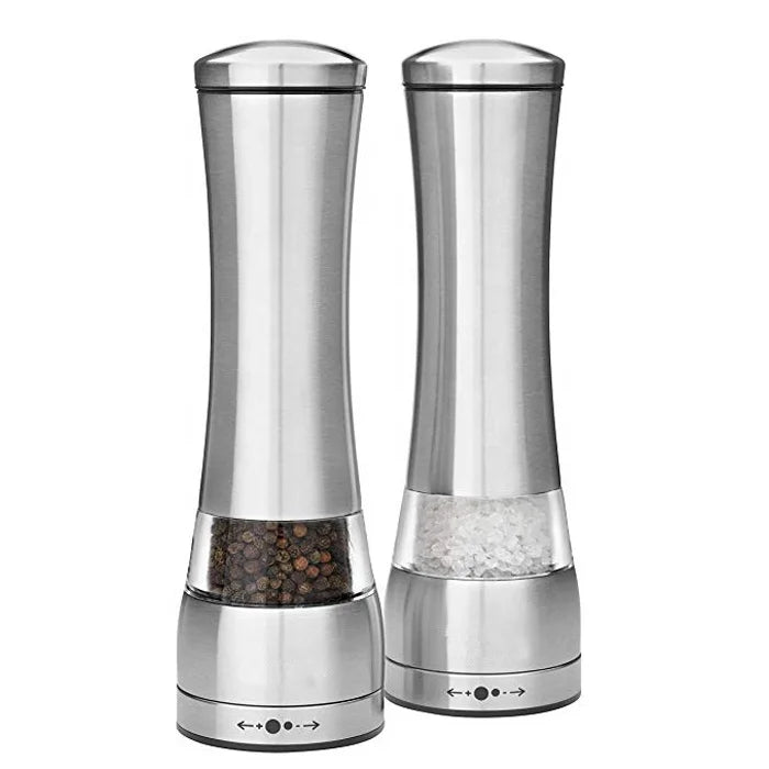 Manufacturers Supplier Wholesale Stainless Steel Glass Pepper & Salt Mill Metal Pepper Grinder & Grinder-Manual