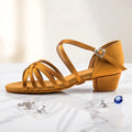 Knitted Straps Latin Dance Shoes