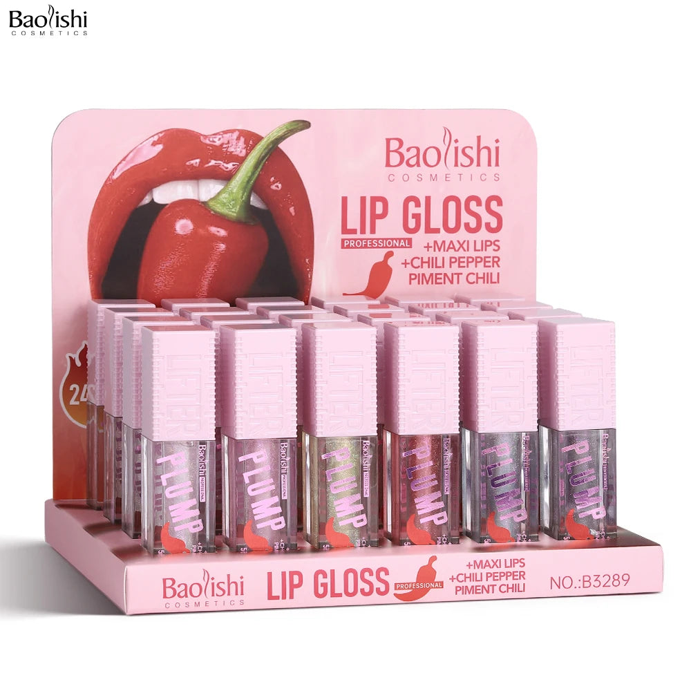 Custom Lip Oil Gloss Vegan Moisturizing  Plumper with Private Label Glossy Plumping Lip Balm Lipstick Lip Gloss