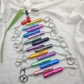 Portable Self-Pump Travel Perfume Dispensing Bottle 5ml High-Value Aluminum Keychain Bottom Secure Sprayer Seal