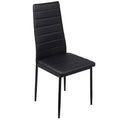 Factory Direct Modern Nordic High Back PU Leather Kitchen Dining Chair Cheap Entry Level Restaurant Furniture Fabric Free Sample
