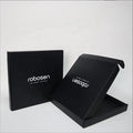 Custom Logo Corrugated Board Shipping Boxes Black Cardboard Folding Paper Pack for Socks Durable and Eco-Friendly