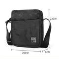 Black Camo Badminton Kit Bag Large-Capacity Casual Single Shoulder Duffle Nylon Crossbody Sling Bag Trendy Fashion Style