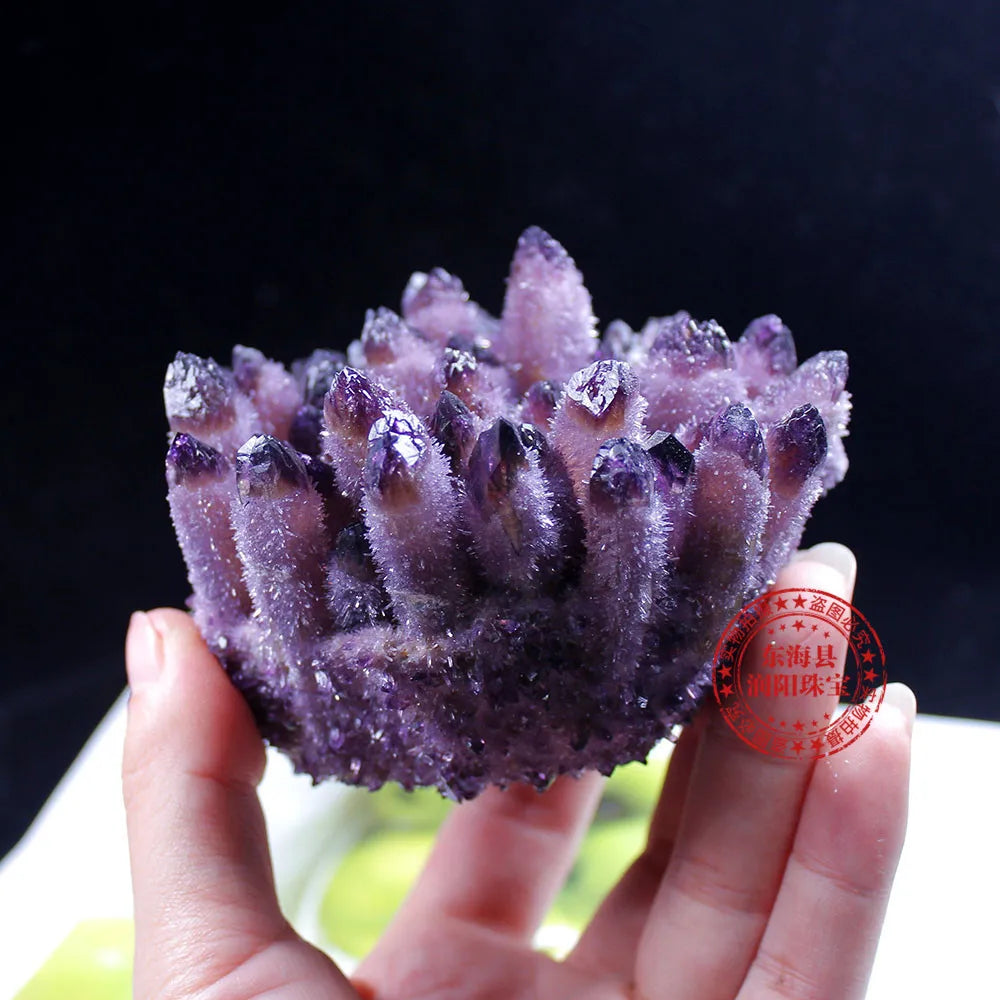 Wholesale Healing Crystals Small Amethyst Raw Crystal Amethyst Crystal Clusters for Section a