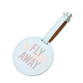 New Arrival Sublimation Blank PU Leather Luggage Tag