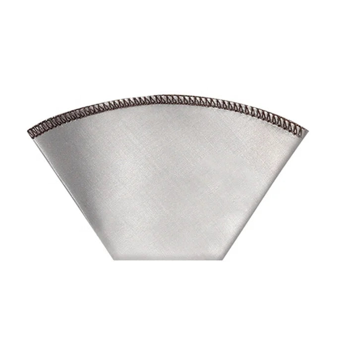 Portable Classic 304 Stainless Steel Eco-friendly Patent Certified Cacocina Coffee Dripper Reusable Durable Cone Filter Pour