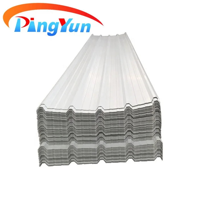 Heat Resisting Plastic Roof Sheet Teja Termoacustica En PVC Resin Roofing Tile for Warehouse
