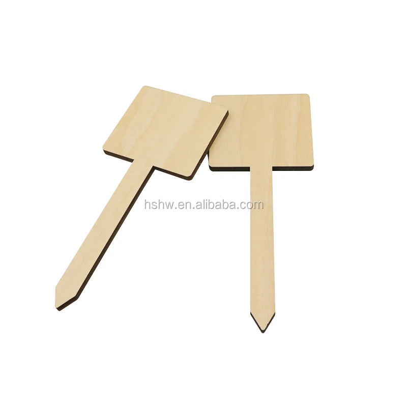 Manufacturer DIY Printable Markers Tag Labels Plywood Blank Sublimation Garden Plan Signs