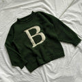 OEM ODM Manufacturer Women Jacquard Custom Loose Fit Knit Top Sweater