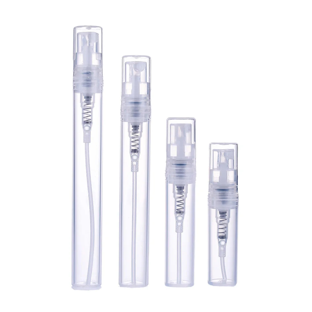 MUB Wholesale Reusable 10ml Tube Perfume Glass Spray Bottle Vials for Travel