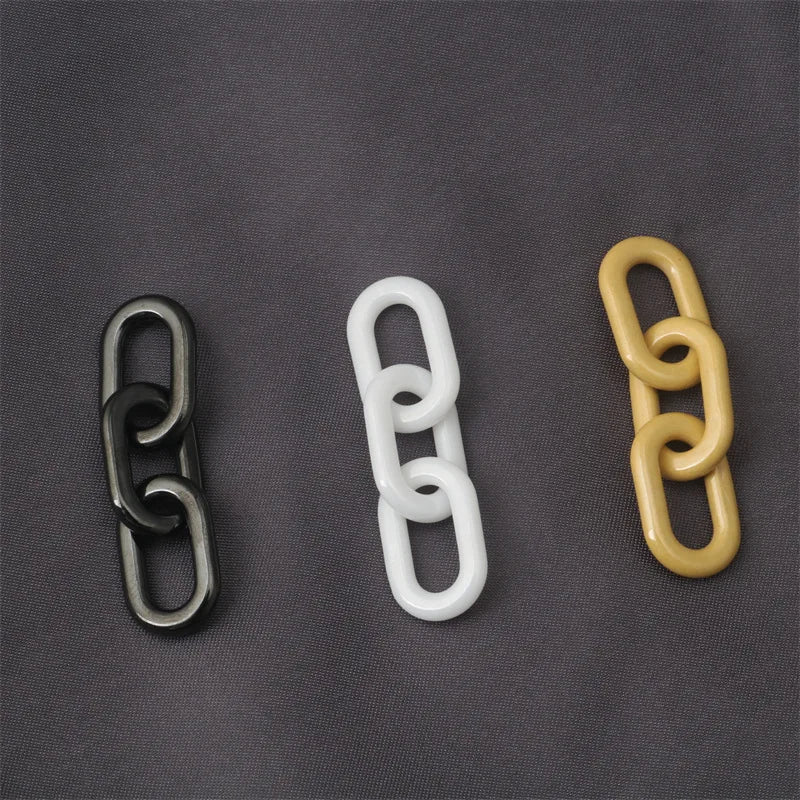Space porcelain Seamless O Chain Zirconia ceramic Pendant Necklace bracelet diy space jewelry accessories
