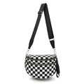 Spacious Geometric Pattern Nylon Crossbody Bag Bum Bag Fanny Pack for Women Fashion Zipper Closure Large Capacity Portable