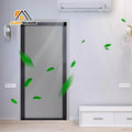 Custom Engineered Retractable Screen System Polyester Mesh Trackless Built-In Design with Blackout & Waterproof Features