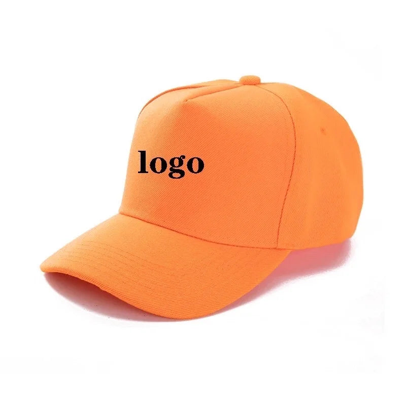 Customizable 5-Panel Sporty Nylon Canvas Baseball Cap Various Colored Hats with Logo Imprint Common Fabric Feature