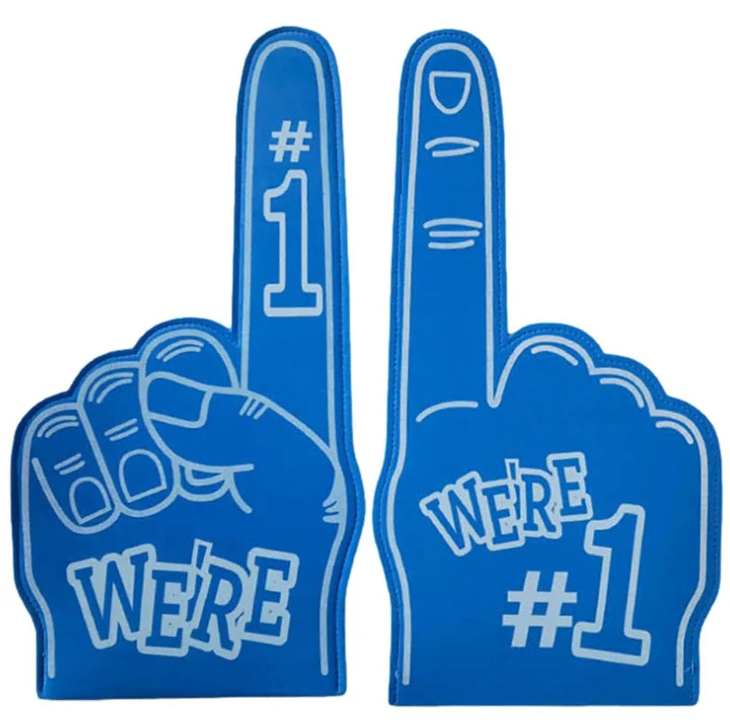Sports Fan Foam Finger Big EVA Foam Hand Cheering Gloves for Sports Events Baseball Basketball Soccer Team Gifts Party Accessory
