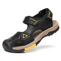 Water Casual Sandal Leather Men Athletic Hiking Sandal Custom Logo Closed Toe Outdoor Cow Leather GENUINE Leather