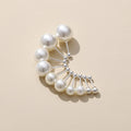 4mm-12mm Pearl Piercing Tiny Minimalist 999 Sterling Silver Shell Pearl Studs Post Earrings Helix Cartilage