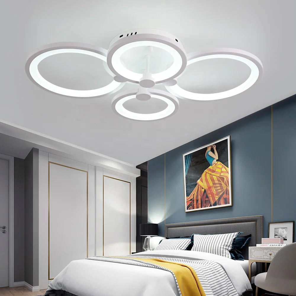Modern CCT Adjustable Acrylic Round Remote Control Led Ceiling Light for Home