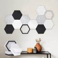 Yueyiju Modern Gym Acoustic Panels Hexagon Model 100% Polyester Fiber Highly Effective Sound Absorption Soundproof ECO-Friendly